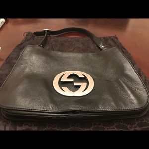 Black Gucci purse